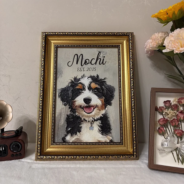 3D Embossed Canvas Painting Custom Pet Portrait Canvas Collection - Image 10