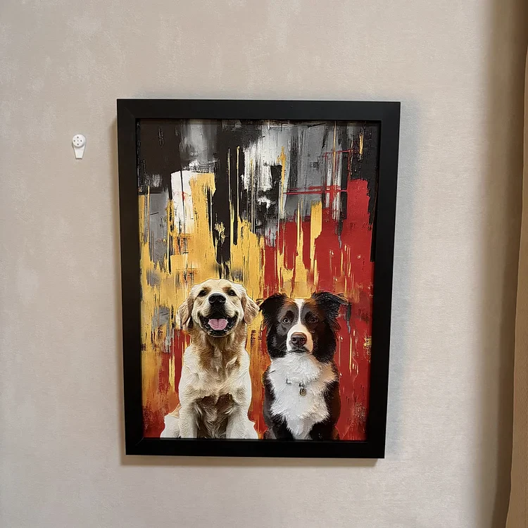 3D Embossed Canvas Painting Custom Pet Portrait Canvas Collection - Image 11