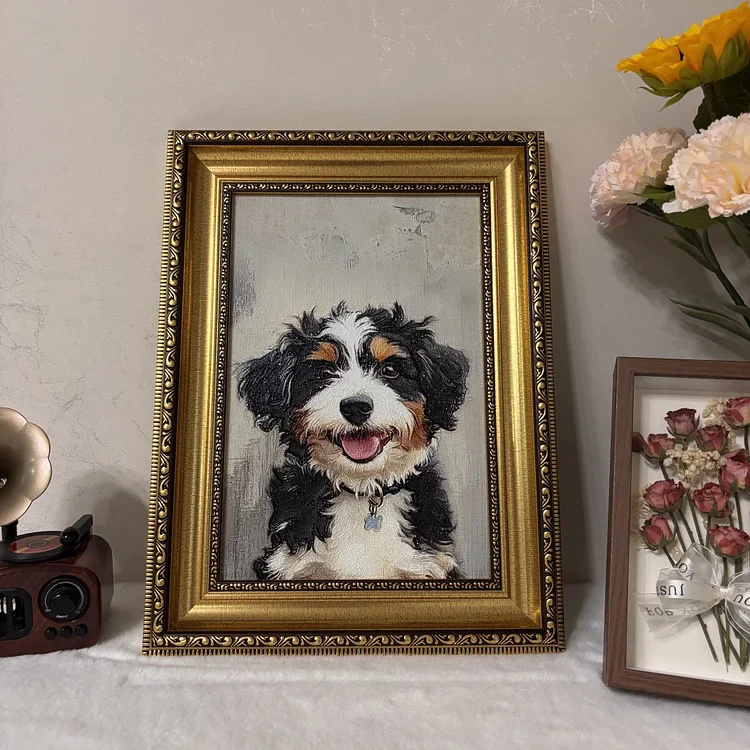 3D Embossed Canvas Painting Custom Pet Portrait Canvas Collection - Image 13