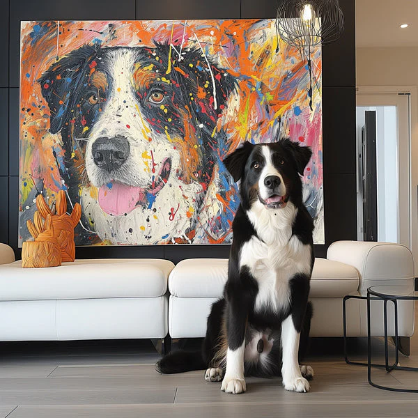 Custom 3D Embossed Canvas Painting-"Abstract Expressionism" - Image 5
