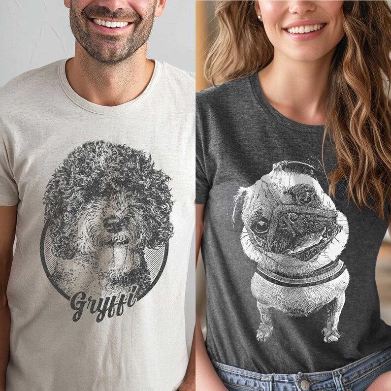 Custom Dog Cat Shirts Pet Lover Gifts With Name Or Photo - Image 3