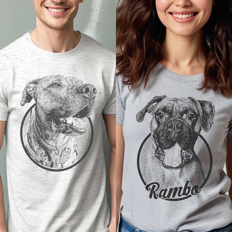 Custom Dog Cat Shirts Pet Lover Gifts With Name Or Photo - Image 4