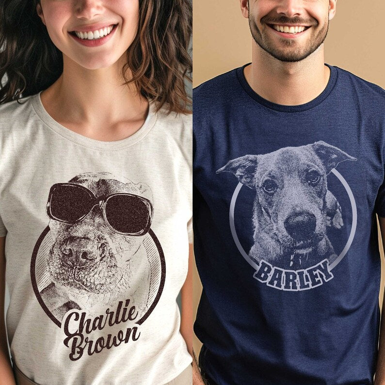 Custom Dog Cat Shirts Pet Lover Gifts With Name Or Photo - Image 5