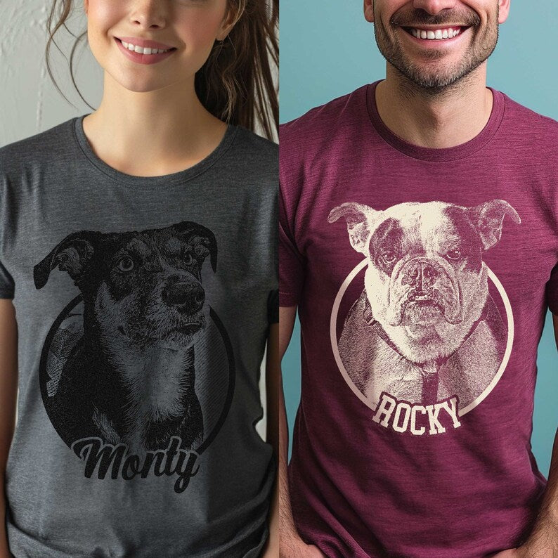 Custom Dog Cat Shirts Pet Lover Gifts With Name Or Photo - Image 6