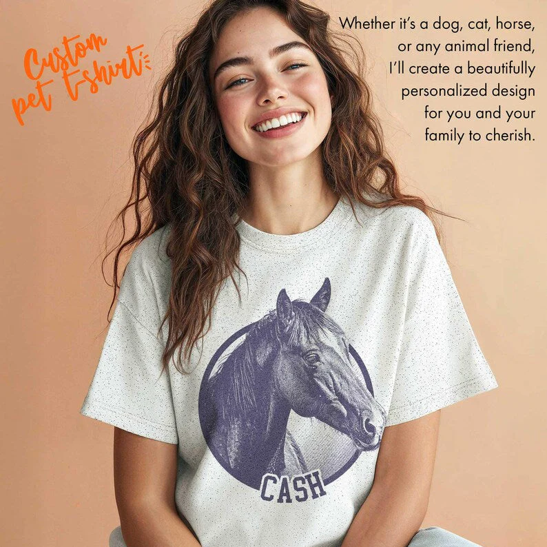 Custom Dog Cat Shirts Pet Lover Gifts With Name Or Photo - Image 7