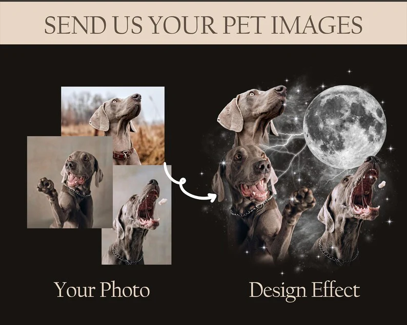 Custom Pet Moon Shirts, Memorial Gifts For Pet Lovers - Image 5