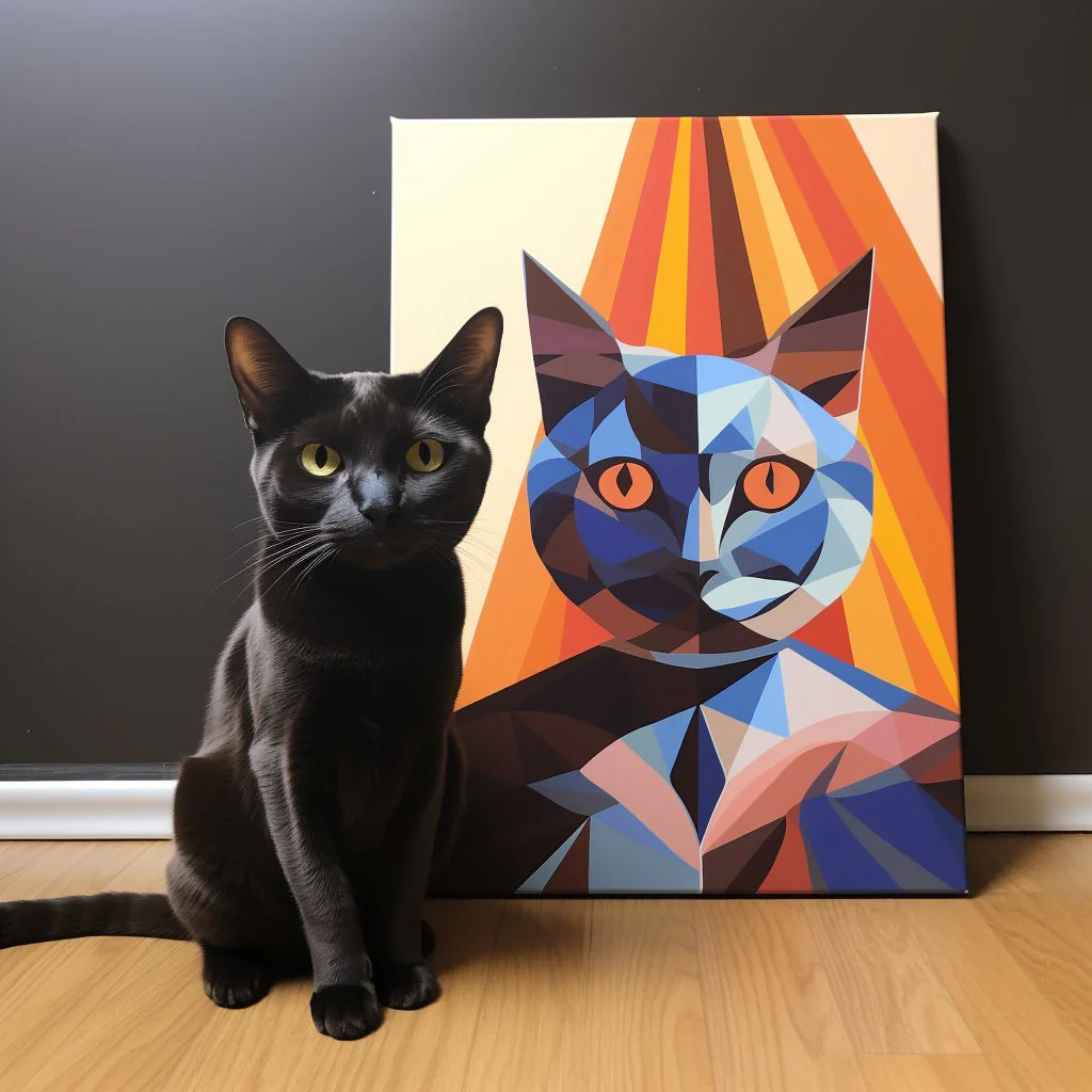 Custom Pet Portrait - Cubism Style - Image 3