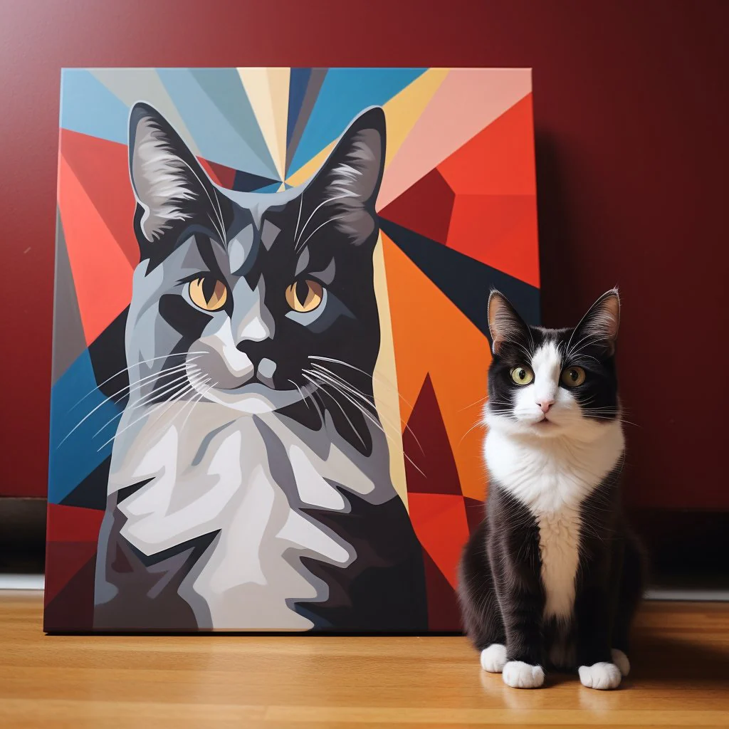 Custom Pet Portrait - Cubism Style - Image 5