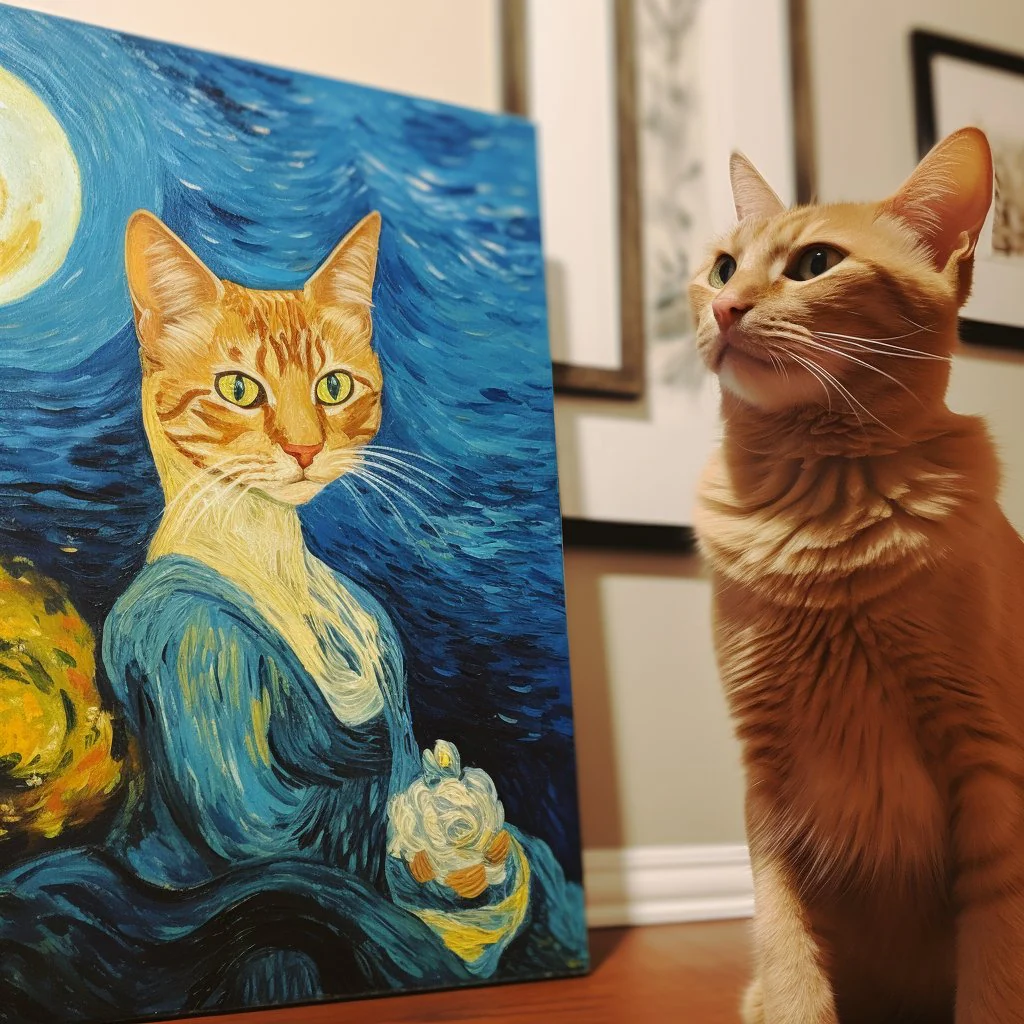 Custom Pet Portrait - Van Gogh Style - Image 8