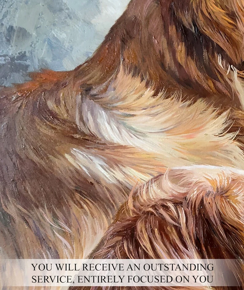 Oil painting commission, Custom oil portrait, Custom dog oil painting - Image 7