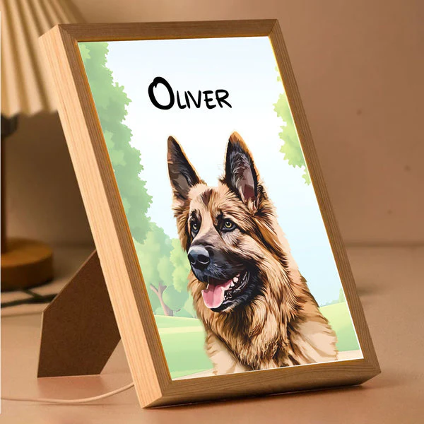 Personalised Light Up Picture Frame (Dog) - Image 8