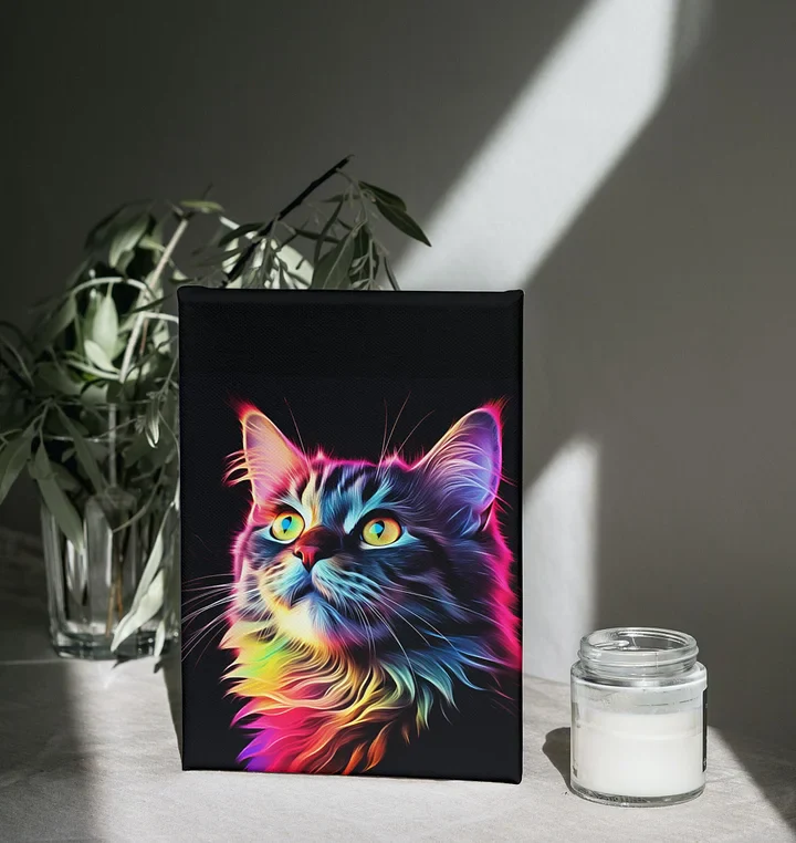 Popcolor Style Custom Pet Portrait Canvas - Image 2