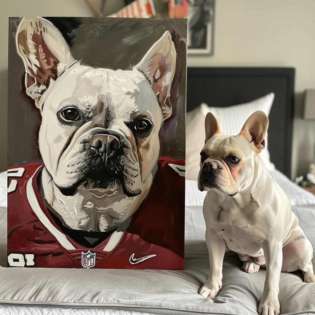"Rugby Player" Pet Canvas - Image 5
