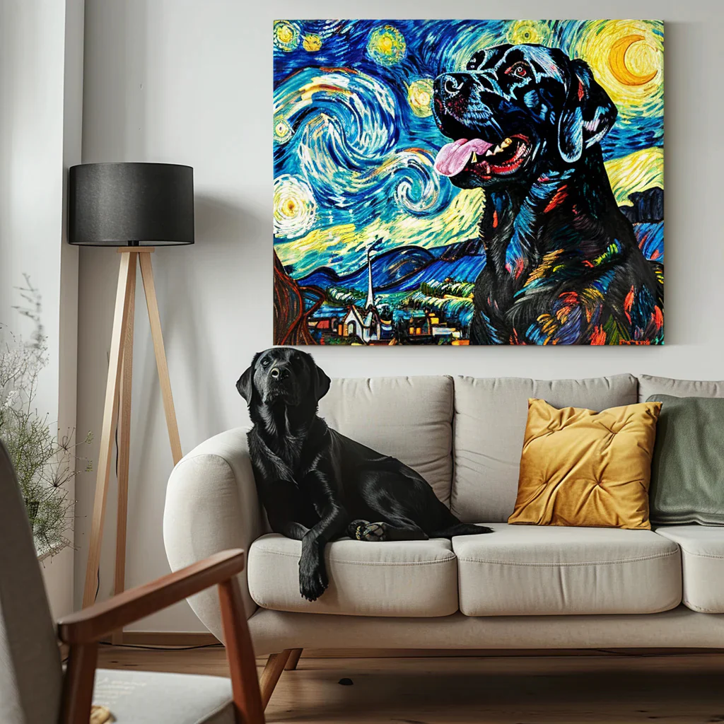 VG-Starry Night Canvas - Image 4
